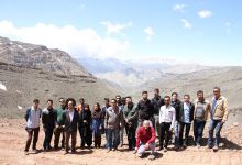 گزارش تصویری بازدید رئیس  و دانشجویان کارشناسی ارشد معدن ، نفت و ژئوفیزیک ازمعدن بوکسیت تاش 